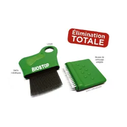 Biostop Peigne Anti Poux Manuel Métallique