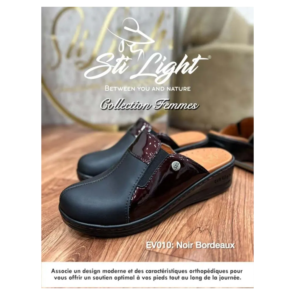 STI Sabot orthopédique - femme - Noir BORDEAUX EV10 STI Sabot orthopédique - femme - Noir BORDEAUX EV10