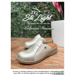 STI Sabot orthopédique - femme - dorée EV10