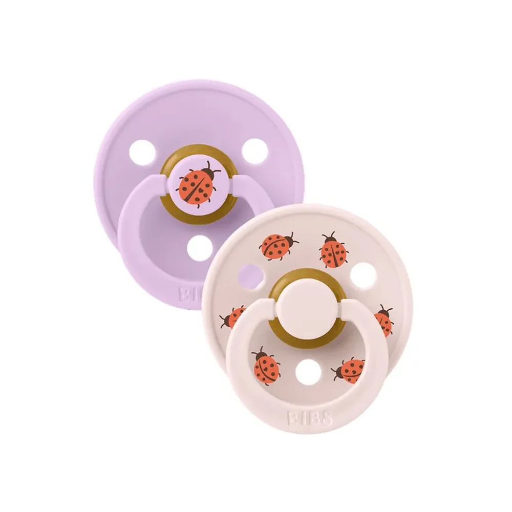 BIBS NATURAL RUBBER Lot de 2 Taille 1 (0+ mois)
