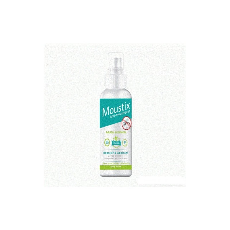 INODERMA MOUSTIX SPRAY ANTI-MOUSTIQUES REPULSIF ET APAISANT 100ML