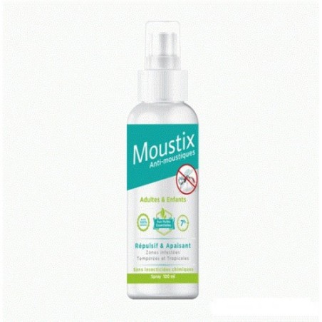 INODERMA MOUSTIX SPRAY ANTI-MOUSTIQUES REPULSIF ET APAISANT 100ML