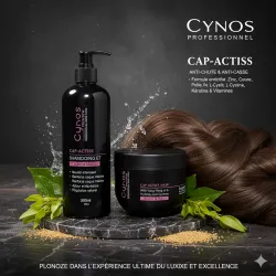 Cynos Pack Shamp pro cap actifs-500 ml +Masque  500ML