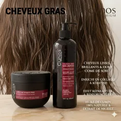 Cynos Pack Shamp collagène et extrait de nigelle -500 ml +Masque  collagène 500ML