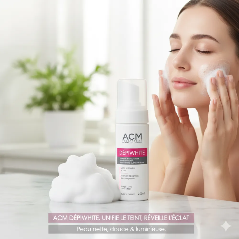 ACM DEPIWHITE MOUSSE NETTOYANTE ECLAIRCISSANTE 200ML