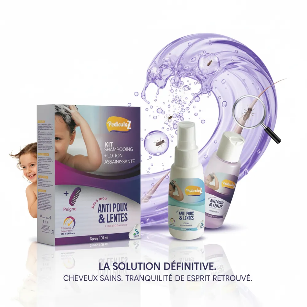 TRILAB PEDICULOZ KIT ANTI POUX TRILAB PEDICULOZ KIT ANTI POUX