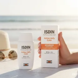 ISDIN ECRAN SOLAIRE ACTIVE UNIFY FUSION FLUIDE TEINTEE SPF50+ 50ML