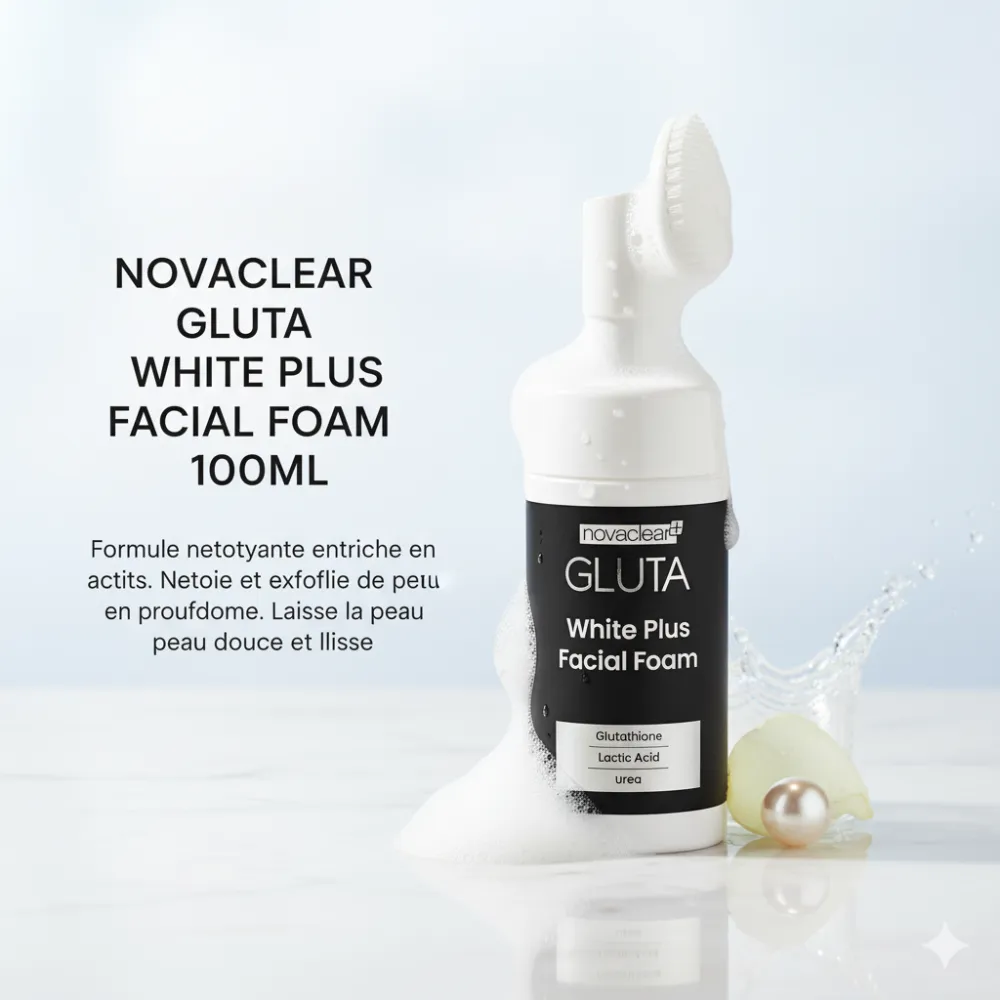 NOVACLEAR GLUTA WHITE PLUS FACIAL FOAM 100ML NOVACLEAR GLUTA WHITE PLUS FACIAL FOAM 100ML