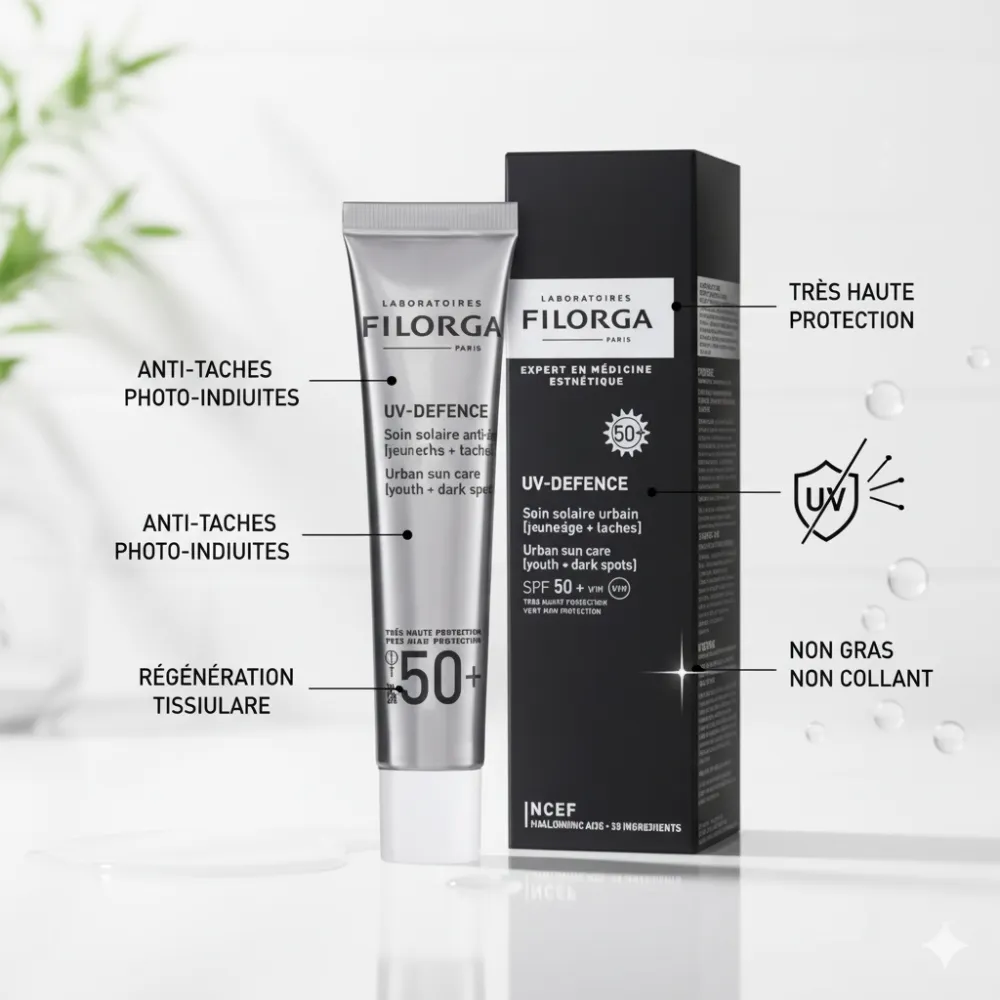 FILORGA UV DEFENCE SOIN SOLAIRE ANTI-AGE ANTI-TACHES SPF50+ 40ML FILORGA UV DEFENCE SOIN SOLAIRE ANTI-AGE ANTI-TACHES SPF50+ 40ML