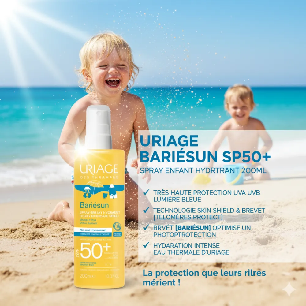 URIAGE BARIESUN SPRAY ENFANT HYDRATANT SPF50+ 200ML URIAGE BARIESUN SPRAY ENFANT HYDRATANT SPF50+ 200ML