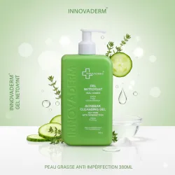 INNOVADERM GEL NETTOYANT PEAU GRASSE ANTI IMPERFECTION 380ML