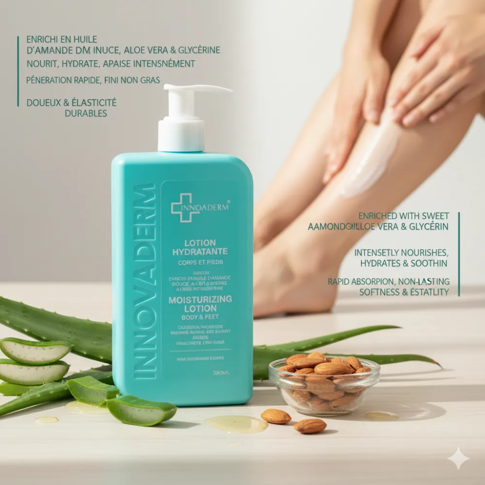 INNOVADERM LOTION HYDRATANTE CORPS ET PIEDS 380ML