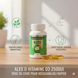 ALEO D VITAMINE D3 2500UI 30 GELULES