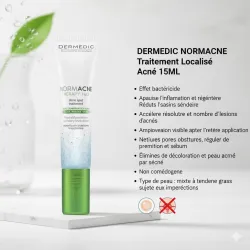 DERMEDIC NORMACNE Traitement Localisé Acné 15ML