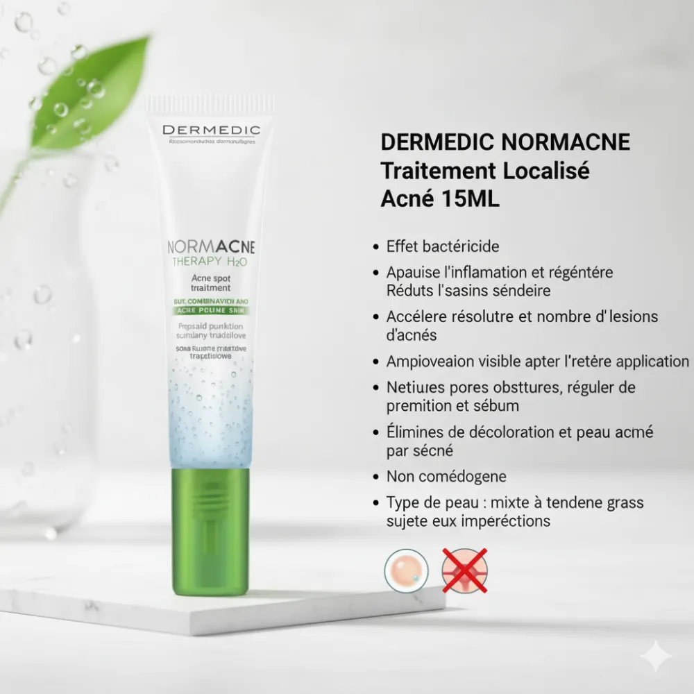 DERMEDIC NORMACNE Traitement Localisé Acné 15ML