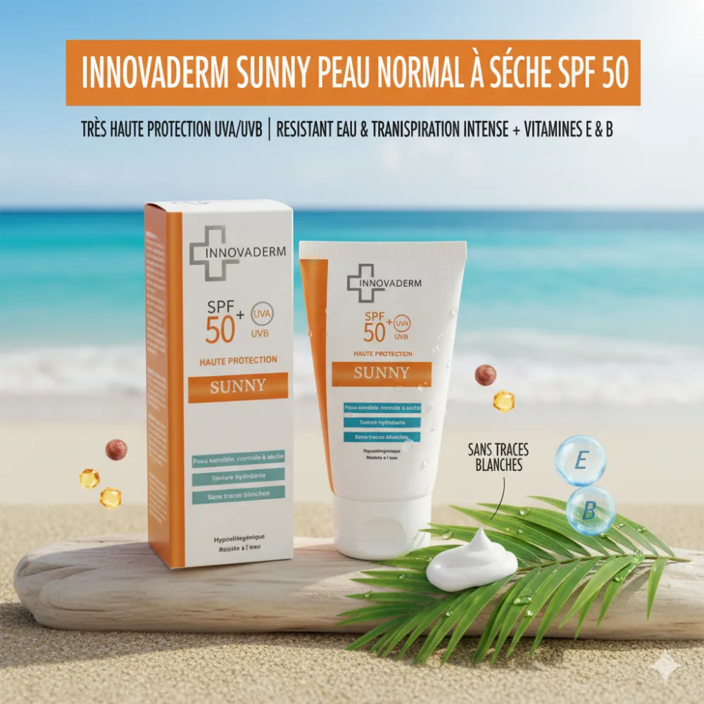 INNOVADERM SUNNY PEAU NORMAL A SECHE SPF 50+ INNOVADERM SUNNY PEAU NORMAL A SECHE SPF 50+