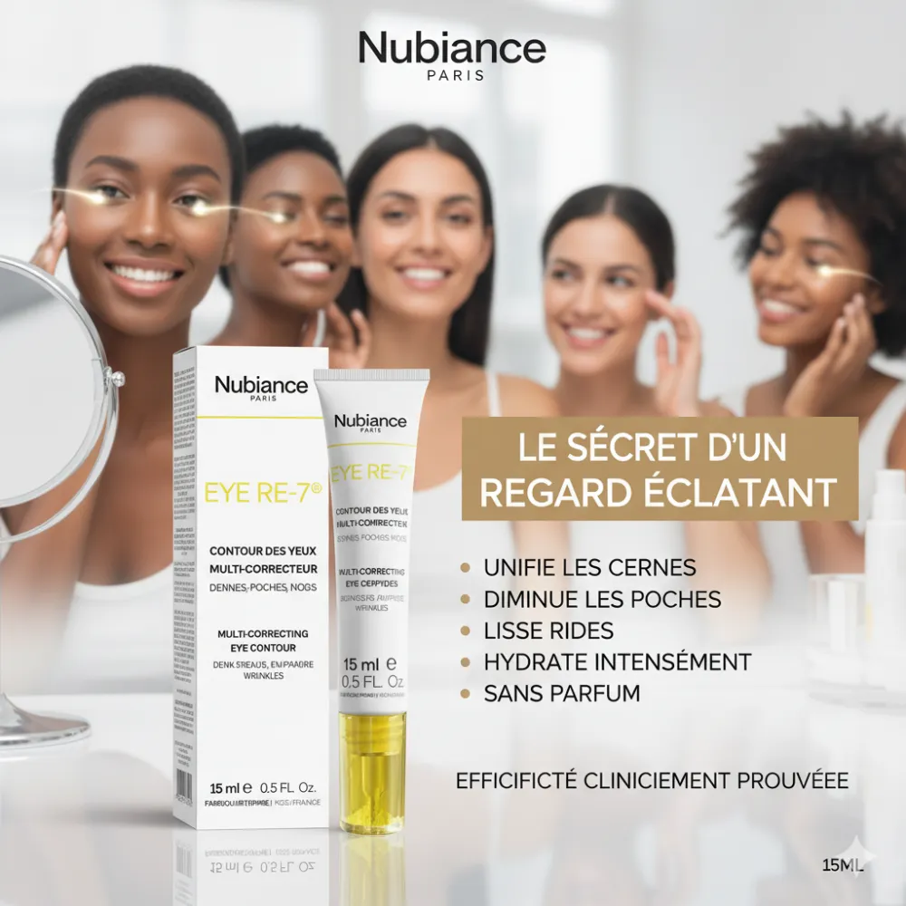 NUBIANCE EYE RE-7 CONTOUR DES YEUX MULTI CORRECTEUR 15ML