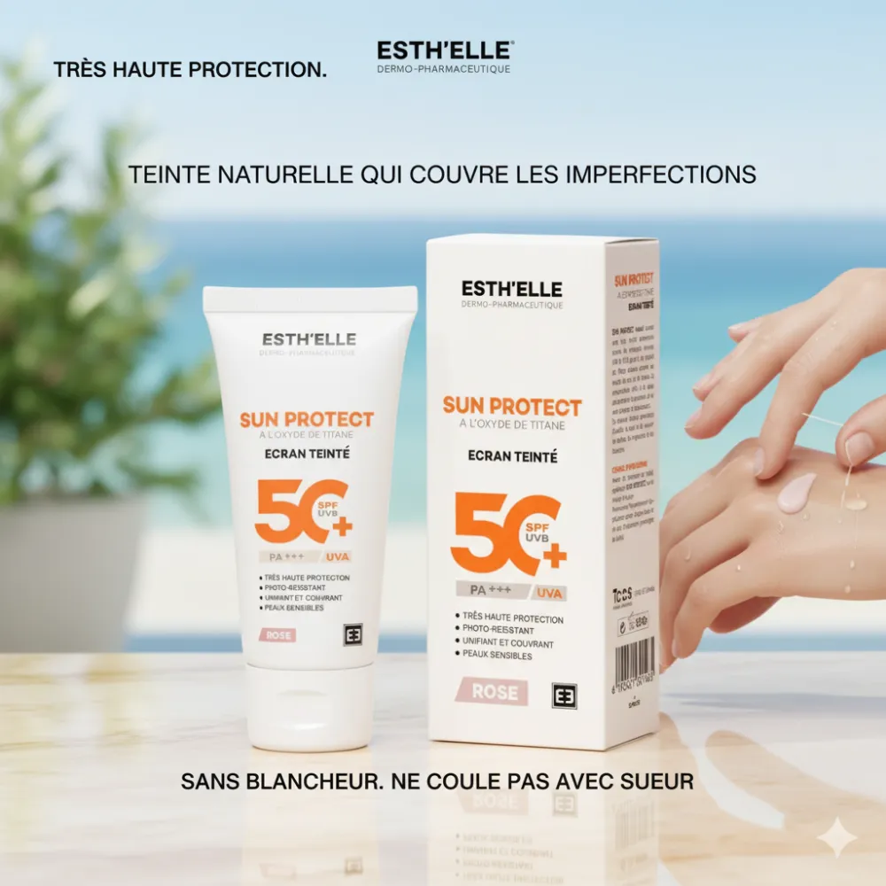 ESTHELLE SUN PROTECT Ecran Teinte Rose ESTHELLE SUN PROTECT Ecran Teinte Rose