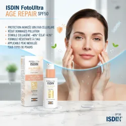 ISDIN ECRAN SOLAIRE AGE REPAIR COLOR TRIPLE ACTION SPF 50+ 50 ml