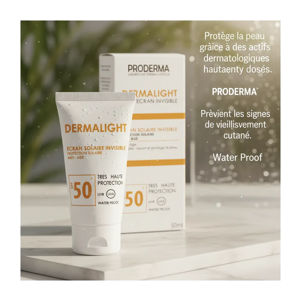 Proderma DERMALIGHT ECRAN INVISIBLE ANTI AGE SPF 50 + Proderma DERMALIGHT ECRAN INVISIBLE ANTI AGE SPF 50 +