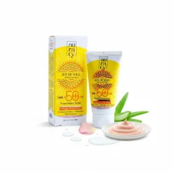 AURACY Ecran solaire teinté Rose haute protection SPF 50+ - 50ml