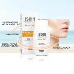 ISDIN ECRAN SOLAIRE ACTIVE UNIFY FUSION FLUIDE INVISIBLE SPF50+ 50ML