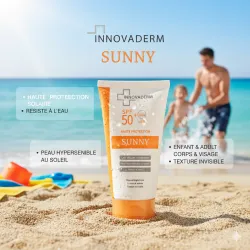 INNOVADERM SUNNY LAIT SPF 50+ ENFANT ET ADULTE 150 ML