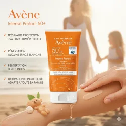 AVENE INTENSE PROTECT FLUIDE ULTRA-RESISTANT A L'EAU SPF50+, 150ML