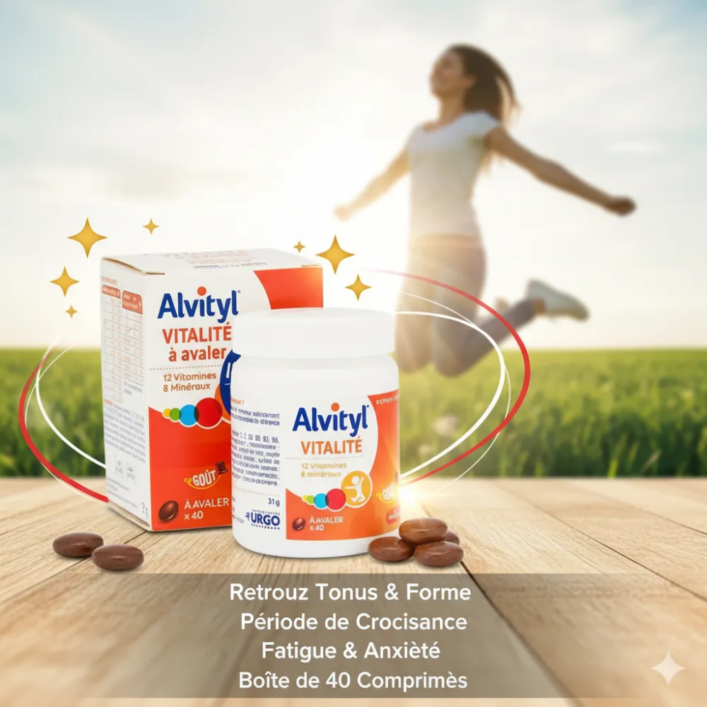 ALVITYL VITALITE VITAMINES+MINERAUX+OLIGO BT/40 ALVITYL VITALITE VITAMINES+MINERAUX+OLIGO BT/40