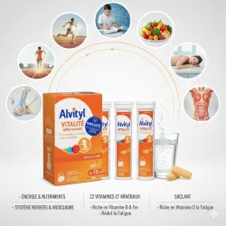 ALVITYL MULTIVITAMINE EFFERVESCENT SANS SUCRE B/30