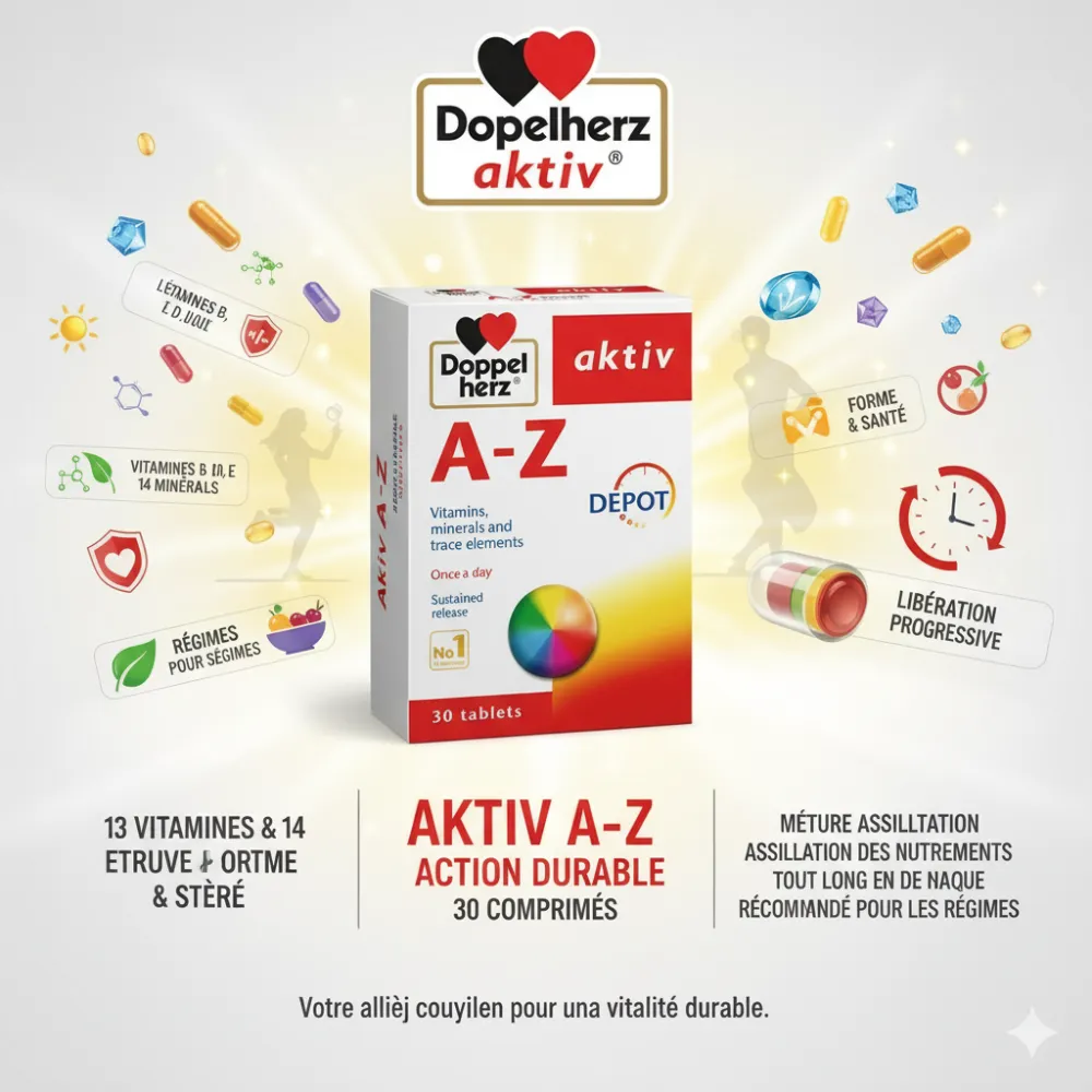 AKTIV A-Z ACTION DURABLE, 30 COMPRIMES