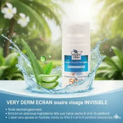 VERY DERM ECRAN solaire visage INVISIBLE