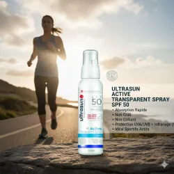 ULTRASUN ACTIVE TRANSPARENT SPRAY SPF 50 150 ML
