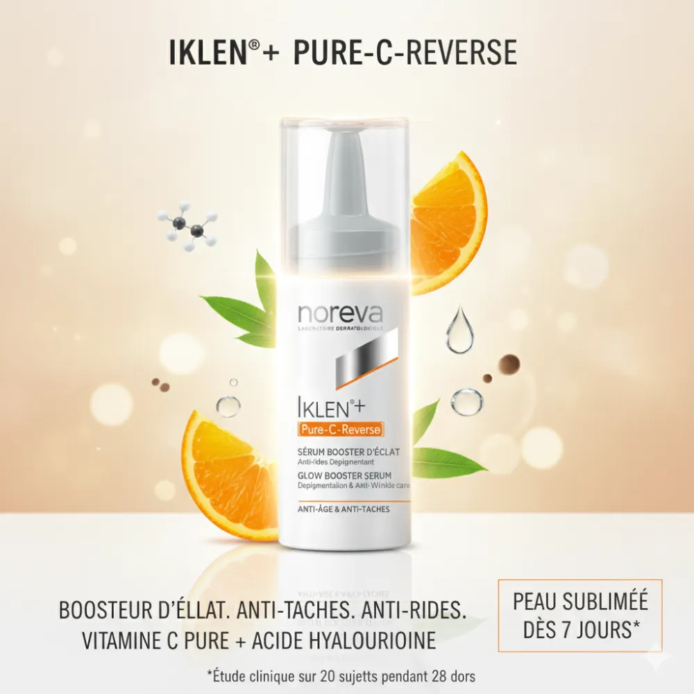 NOREVA IKLEN+ PURE C REVERSE SERUM BOOSTER ECLAT 8ML