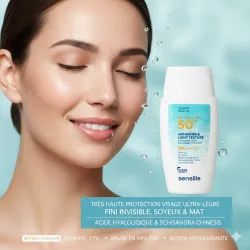 SENSILIS SENSITIVE SKIN WATER FLUID INVISIBLE SPF50+ 40ML