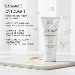 CYTOLNAT CYTOLIGHT ECRAN MINERAL TEINTE ANTI TAHES SPF50+ 50ML