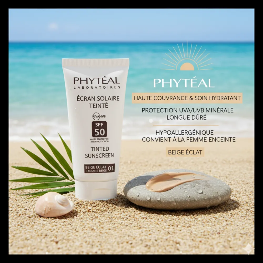 PHYTÉAL ÉCRAN TEINTE SPF50 - Beige Eclat PHYTÉAL ÉCRAN TEINTE SPF50 - Beige Eclat