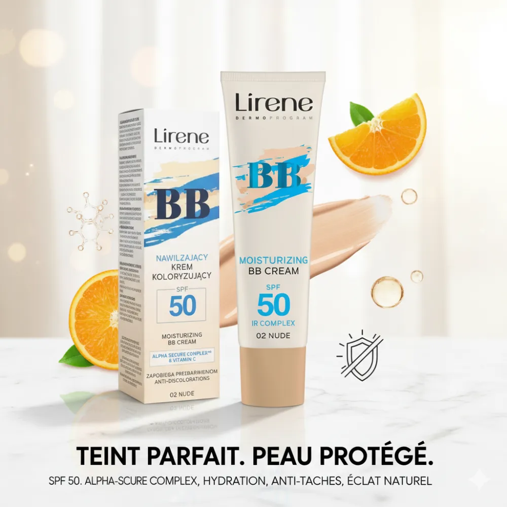 LIRENE BB CREAM SPF50 - 02 NUDE