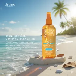 LIRENE HUILE SECHE CHEVEUX & CORPS SPF50+ 150ML