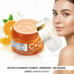 LIRENE C+D CREME HYDRATANTE EN PROFONDEUR PEAUX SECHES ET SENSIBLES 50ML
