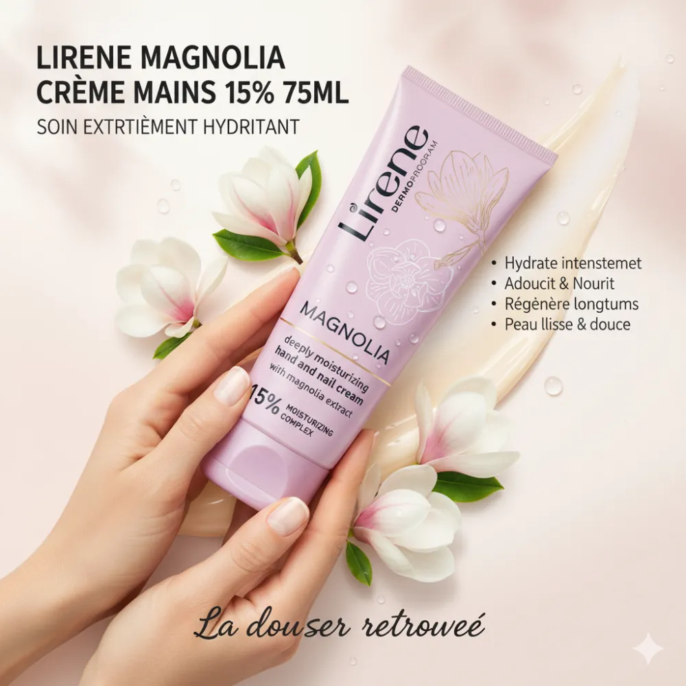 LIRENE MAGNOLIA CREME MAINS 15% 75ML