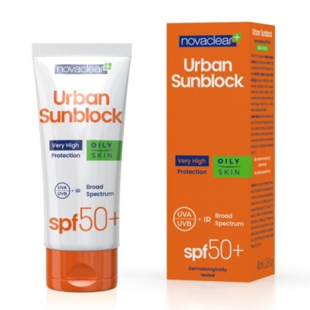 NOVACLEAR URBAN SUNBLOCK OILY SKIN SPF50+ 40ML