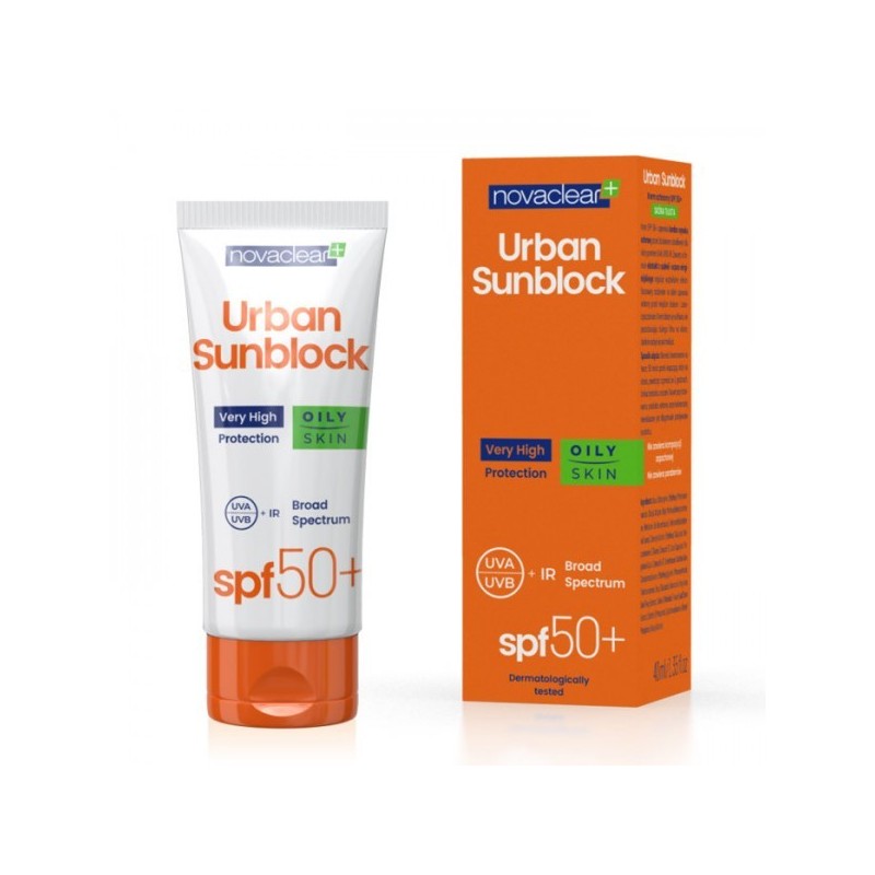 NOVACLEAR URBAN SUNBLOCK OILY SKIN SPF50+ 40ML