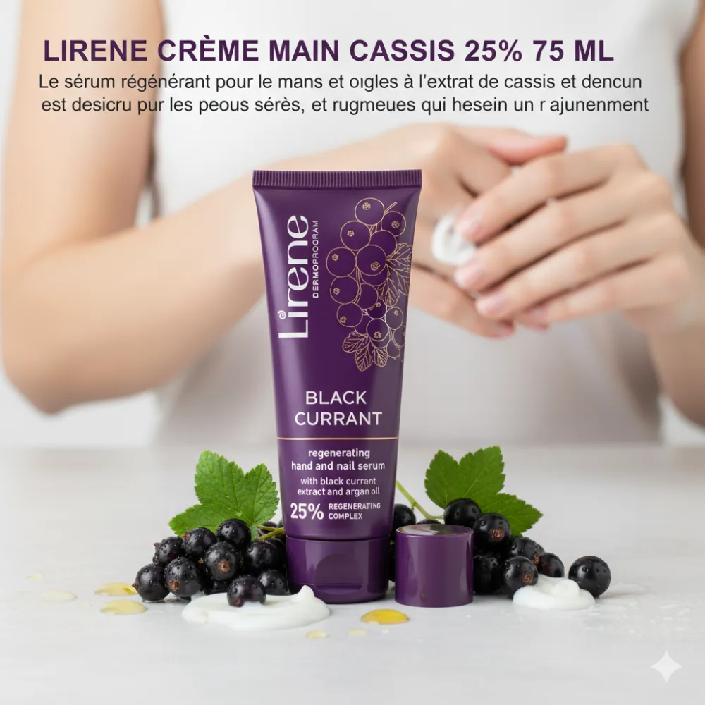 LIRENE CREME MAIN CASSIS 25% 75 ML LIRENE CREME MAIN CASSIS 25% 75 ML