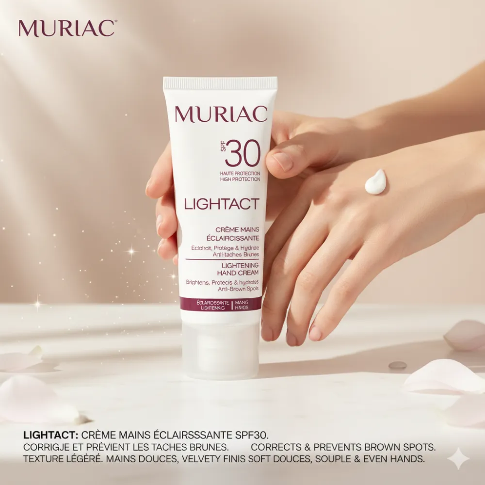 Muriac Lightact Creme Mains Eclaircissante SPF30 30ml