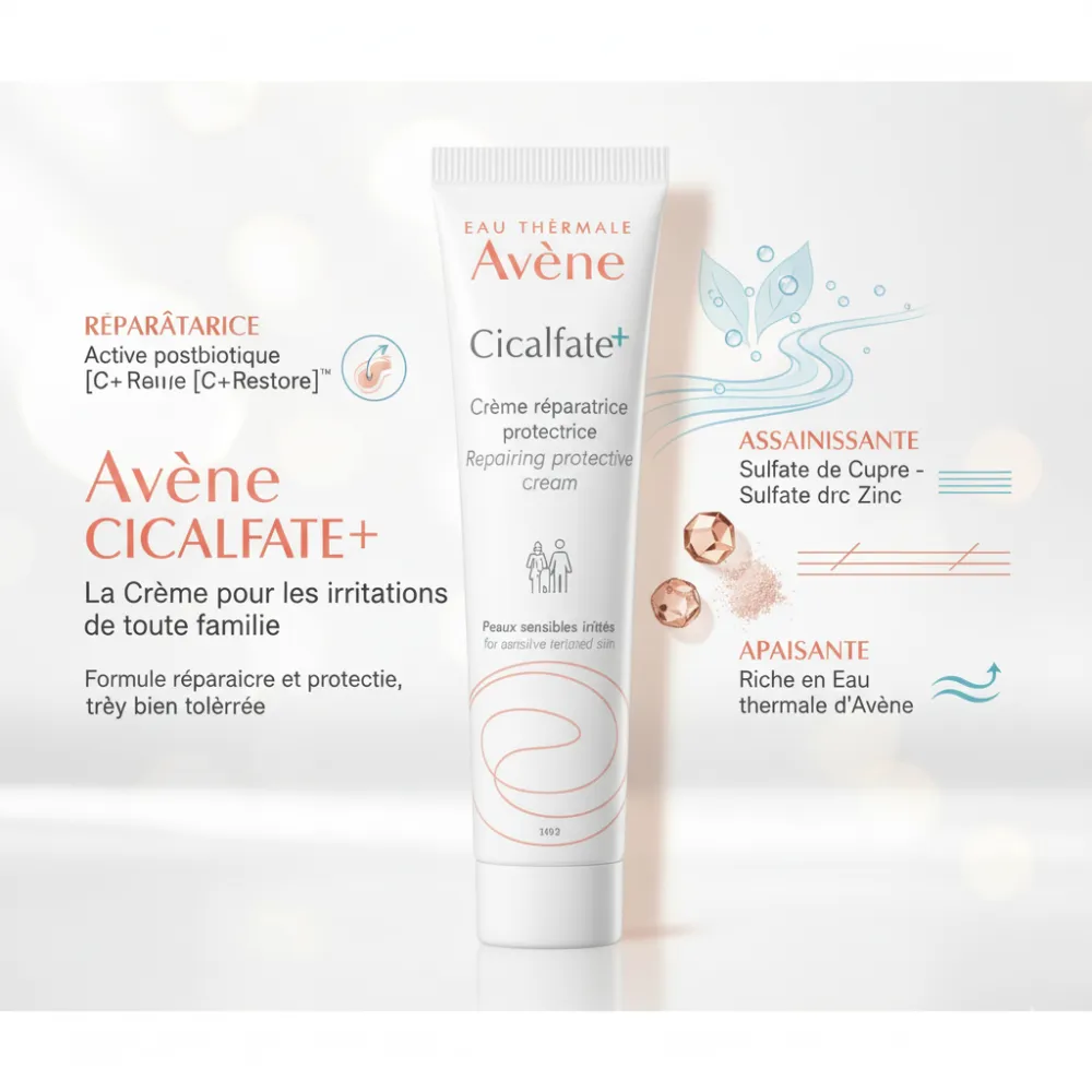 AVENE CICALFATE+ CREME REPARATRICE PROTECTRICE AVENE CICALFATE+ CREME REPARATRICE PROTECTRICE