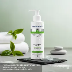 PHARMACERIS T PURI SEBOGEL NETTOYANT 190ML