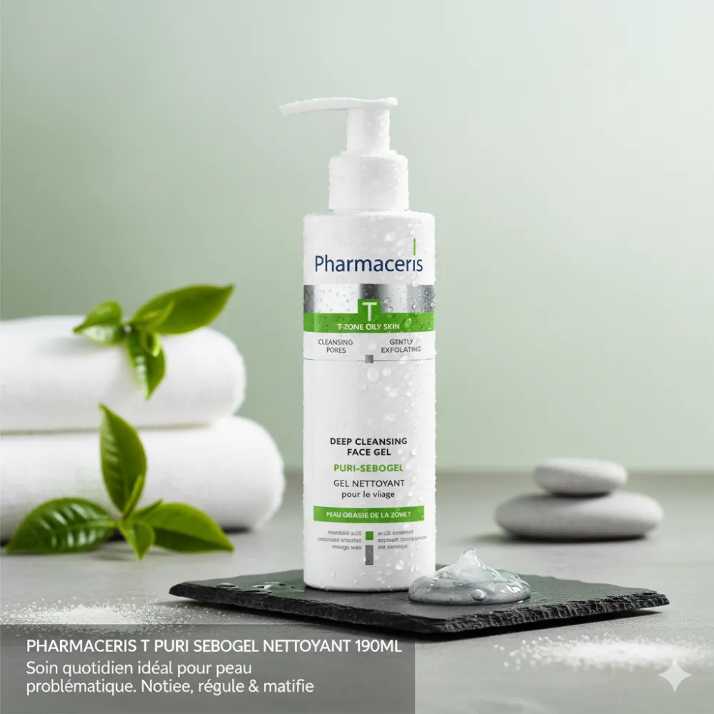 PHARMACERIS T PURI SEBOGEL NETTOYANT 190ML