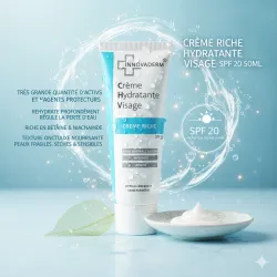 INNOVADERM CREME RICHE HYDRATANTE VISAGE SPF 20 50ML