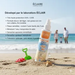 SunClair Écran Solaire Visage et corps Spf 50+ Enfant et adulte, 150ML